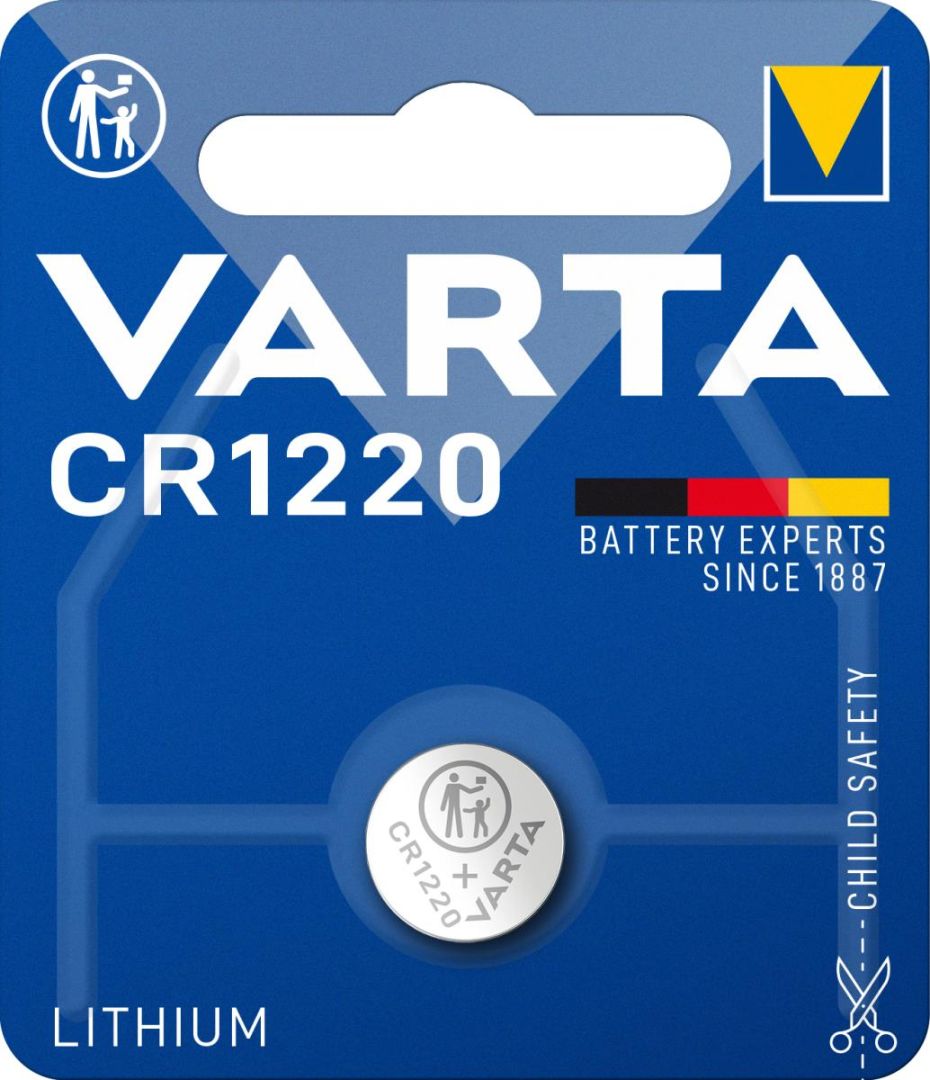 Varta CR1220 Lítium Gombelem 1db/csomag