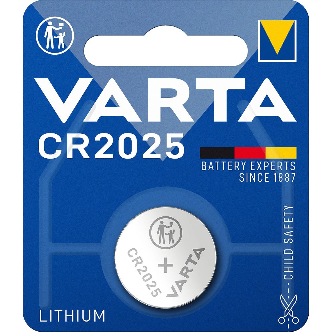 Varta CR2025 Lítium Gombelem 1db/csomag