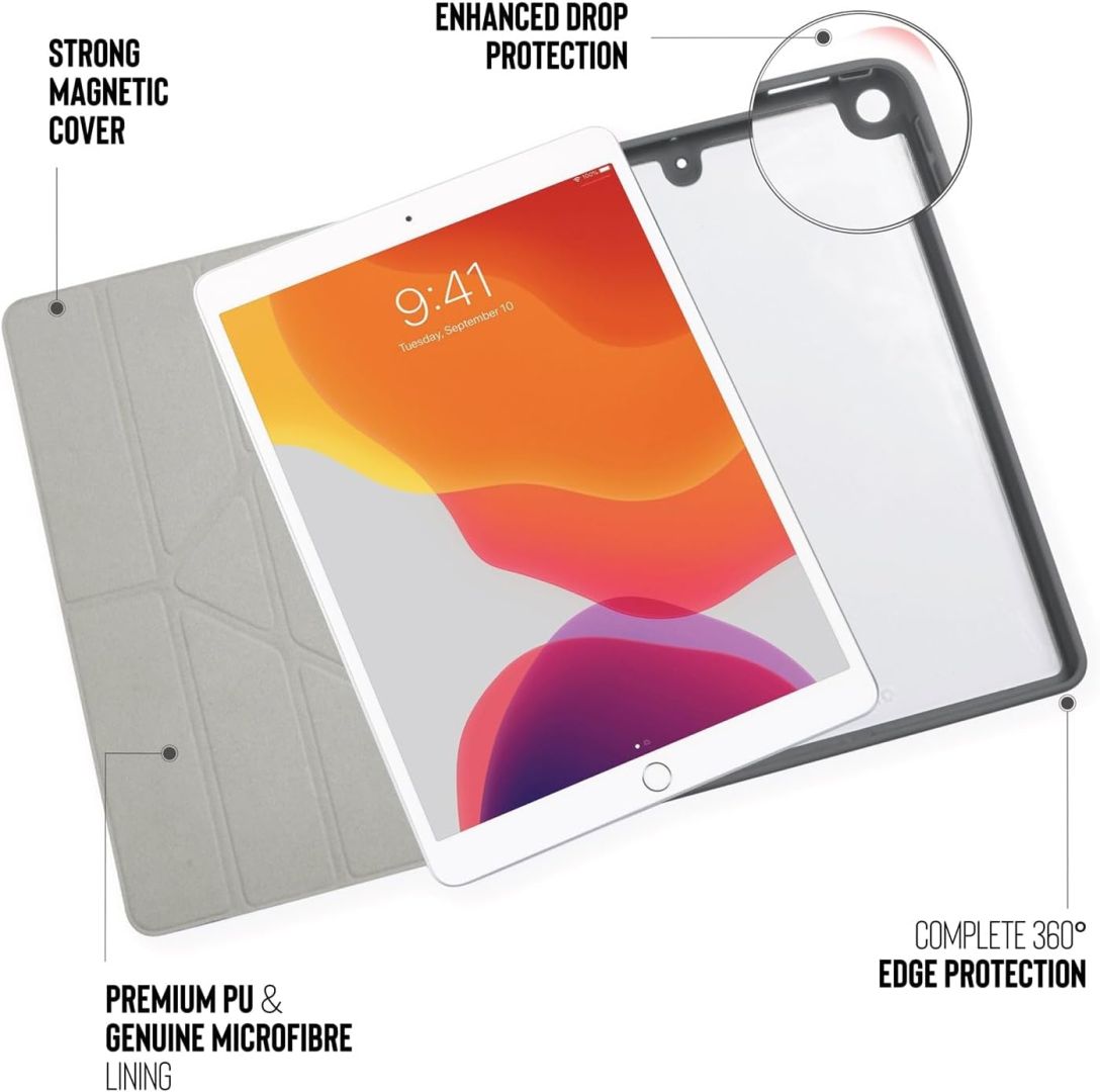 Pipetto Origami No1 Original case iPad 10.2 (2021/2020/2019) Grey