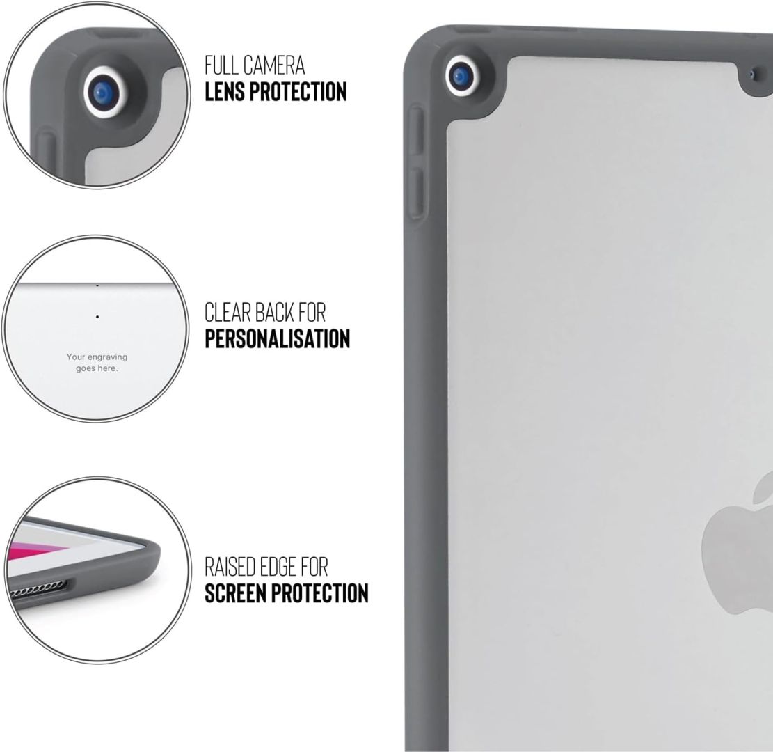 Pipetto Origami No1 Original case iPad 10.2 (2021/2020/2019) Grey