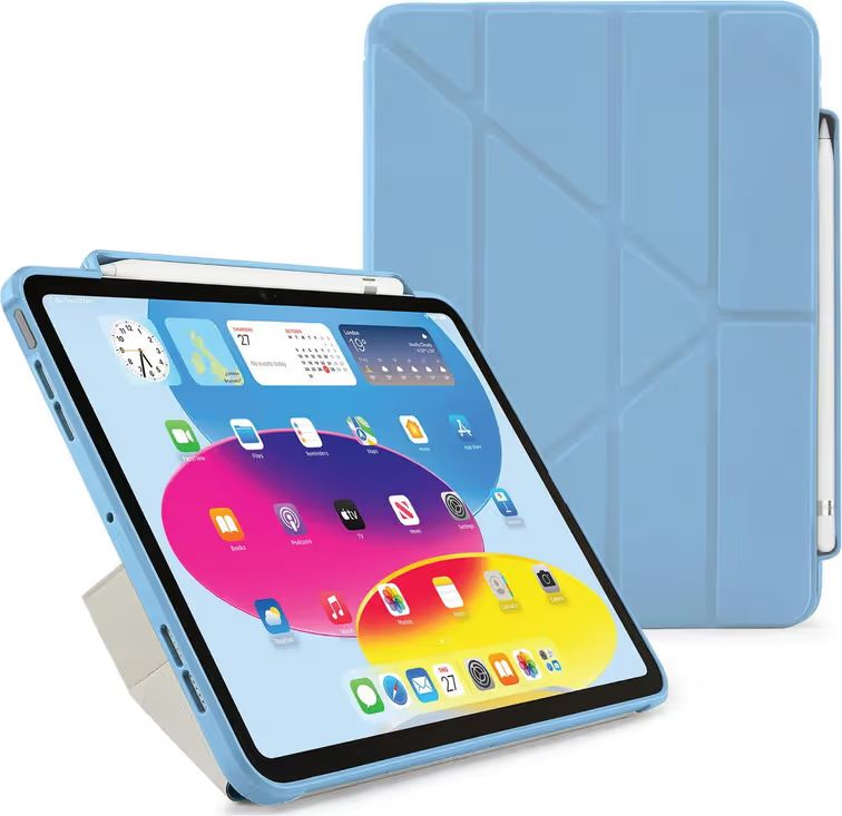 Pipetto Origami No3 Pencil Case iPad 10.9 (2022) Light Blue