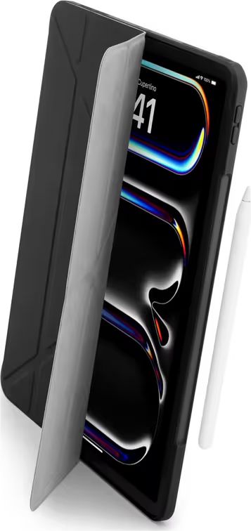 Pipetto Origami No4 Slim Folio Case iPad Pro 11 (2024) Black