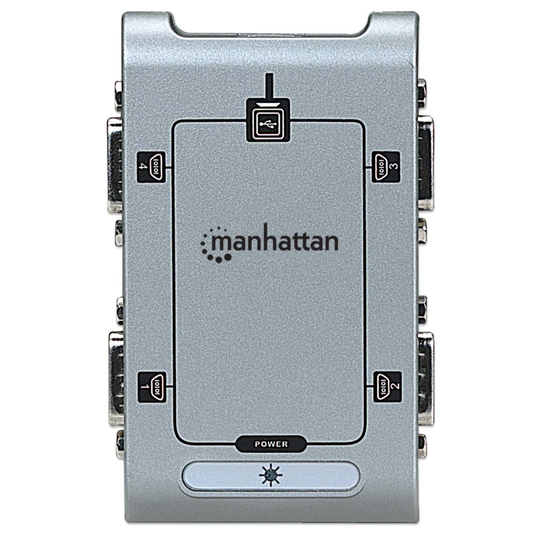 Manhattan USB to Serial Converter Grey