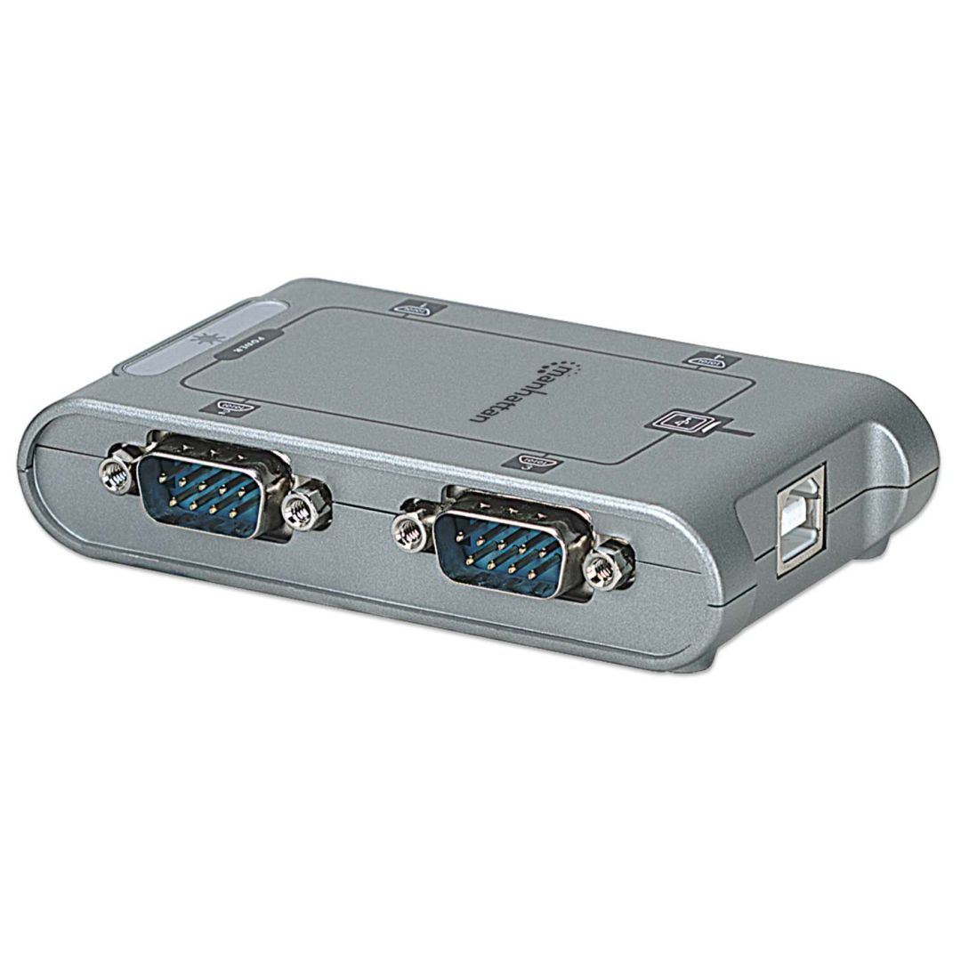 Manhattan USB to Serial Converter Grey