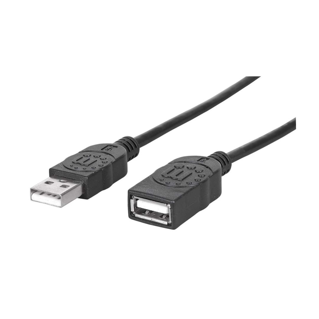 Manhattan Hi-Speed USB 2.0 Extension Cable 1m Black