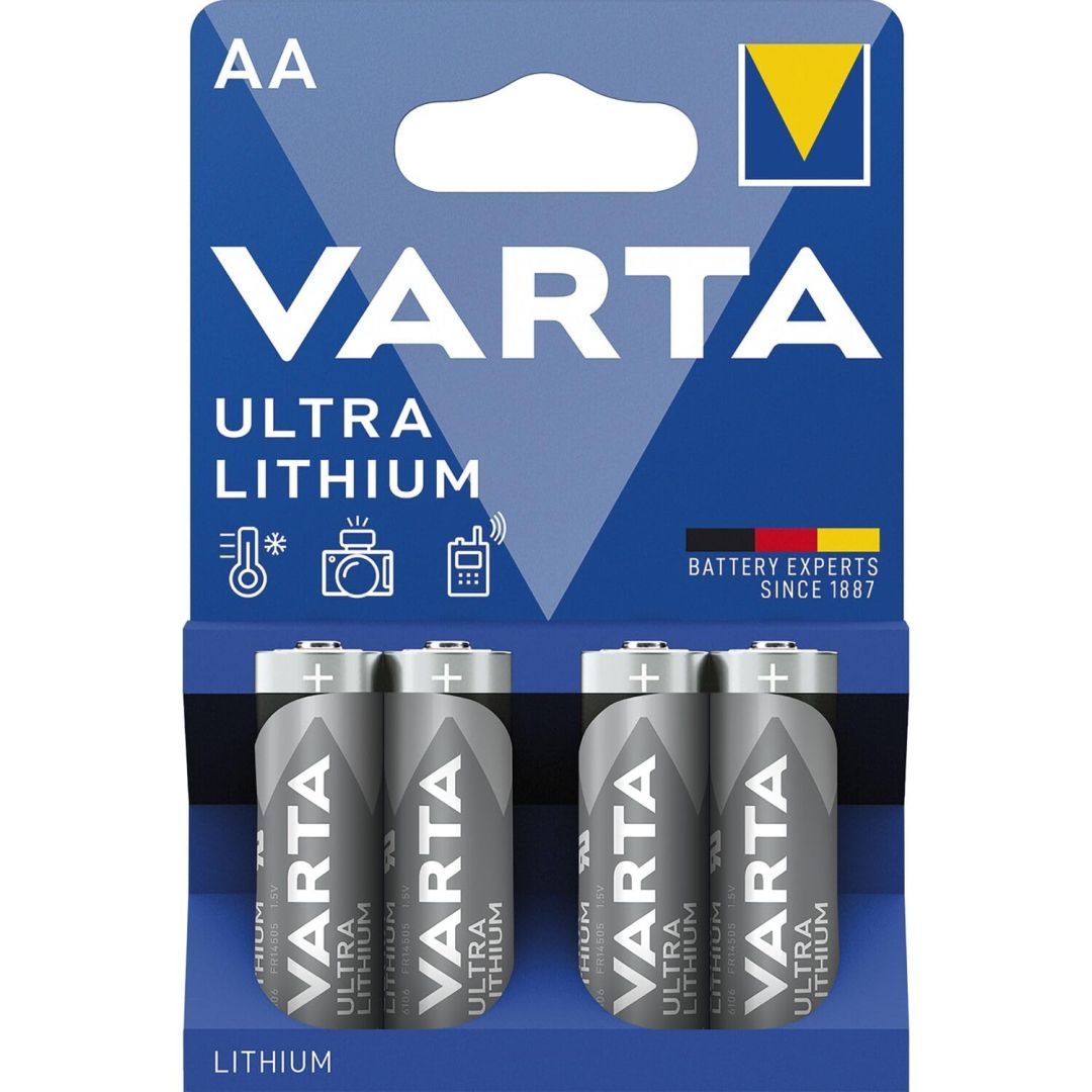 Varta AA Lítium Elem 4db/csomag