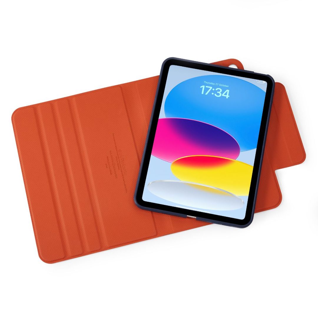 Pipetto Origami No5 Rotating Folio Case iPad 10.9 (2022) Dark Blue