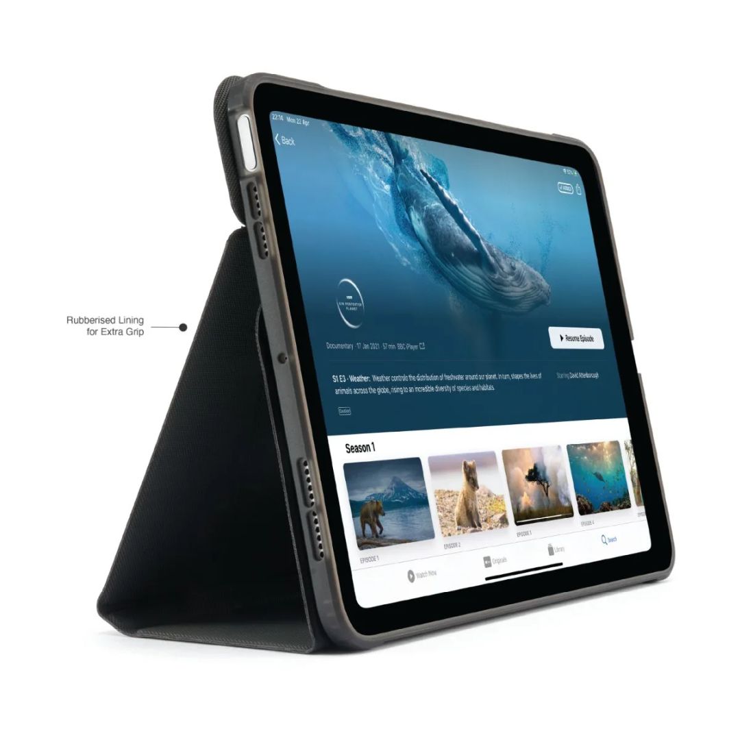 Pipetto Origami No6 Stand case iPad 10.9" (2022) Black