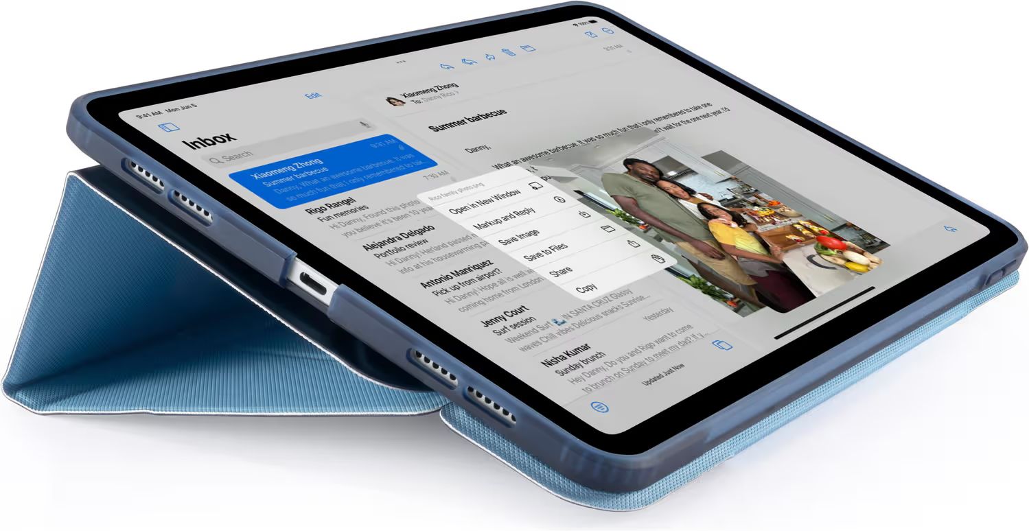 Pipetto Origami No6 Stand case iPad 10.9" (2022) Dark Blue