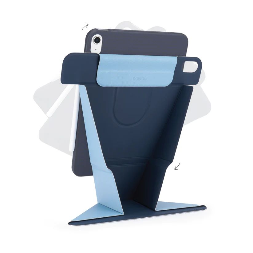 Pipetto Origami No6 Stand case iPad Air 11" (2024) / iPad Air 10.9" (2022/2020) Dark Blue