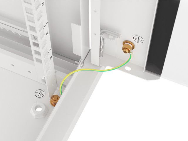 Lanberg 19" 6U Falra szerelhető Rackszekrény Silver