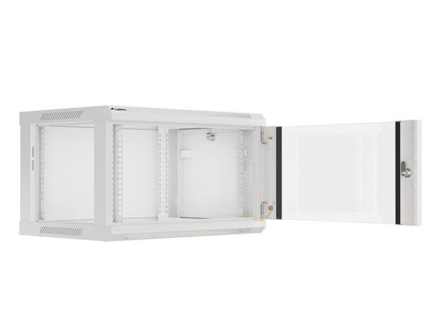 Lanberg 19" 6U Falra szerelhető Rackszekrény Silver