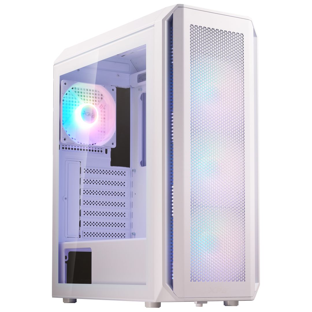 A-Data XPG Valor Air Plus Tempered Glass White