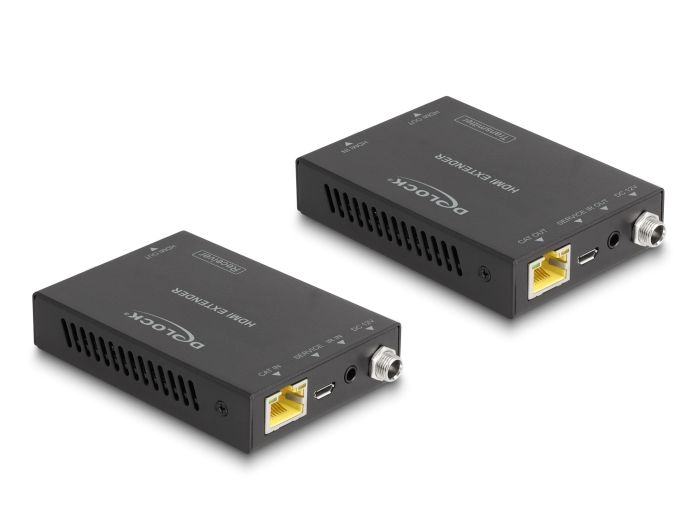 DeLock HDMI Extender Set over Cat.6 cable 4K 60Hz 50m Black