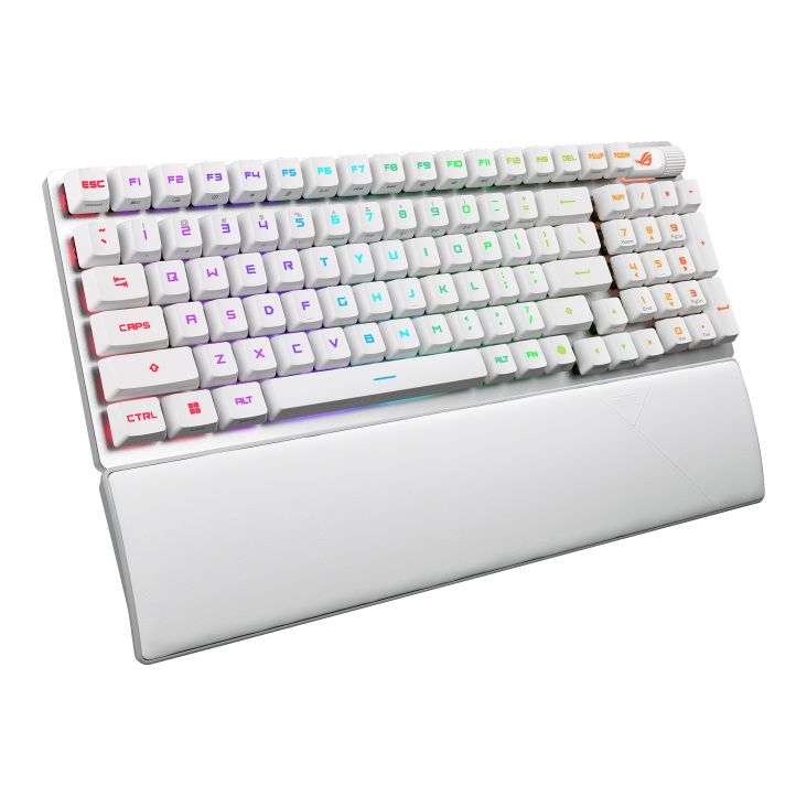 Asus ROG Strix Scope II 96 RX Gaming Wireless Keyboard White UK
