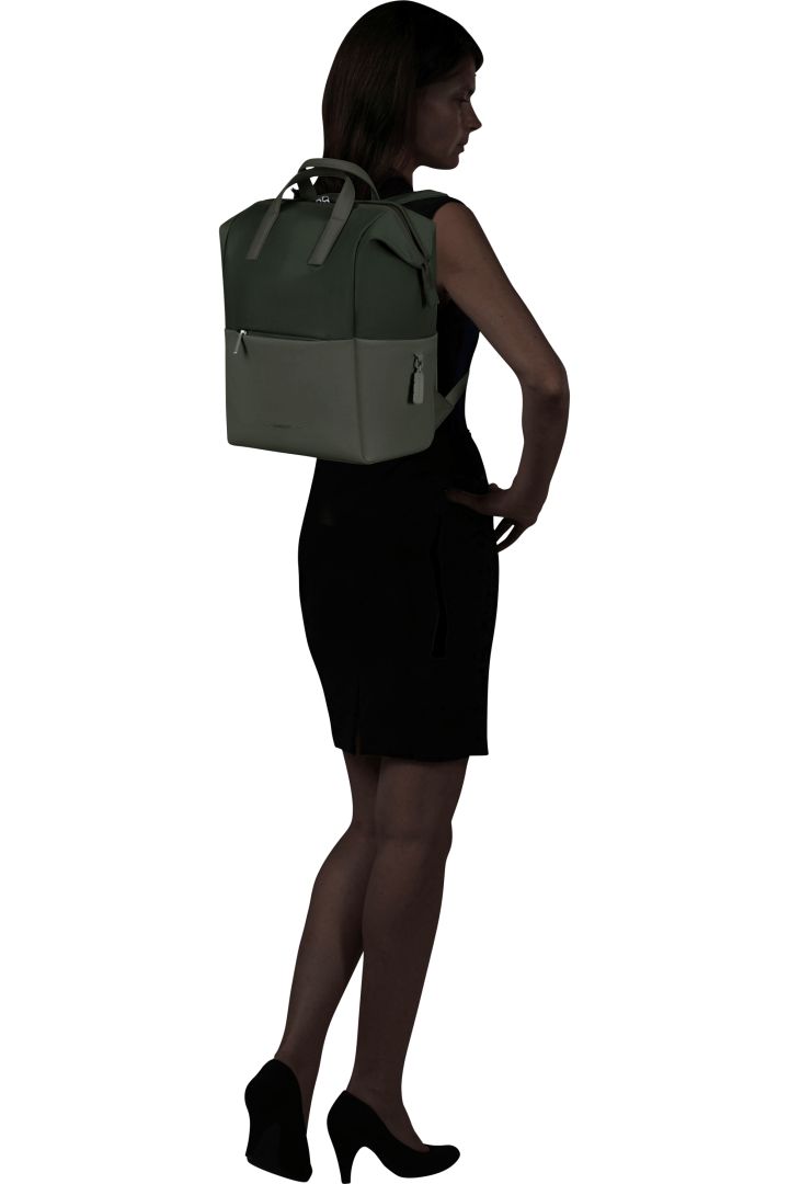 Samsonite 4Pack Laptop Backpack Square 14,1" Forest Green