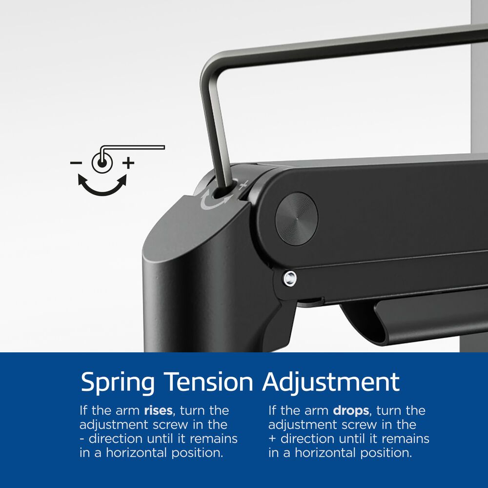 ACT AC8340 Single Monitor Arm Office Premium with Gas Spring