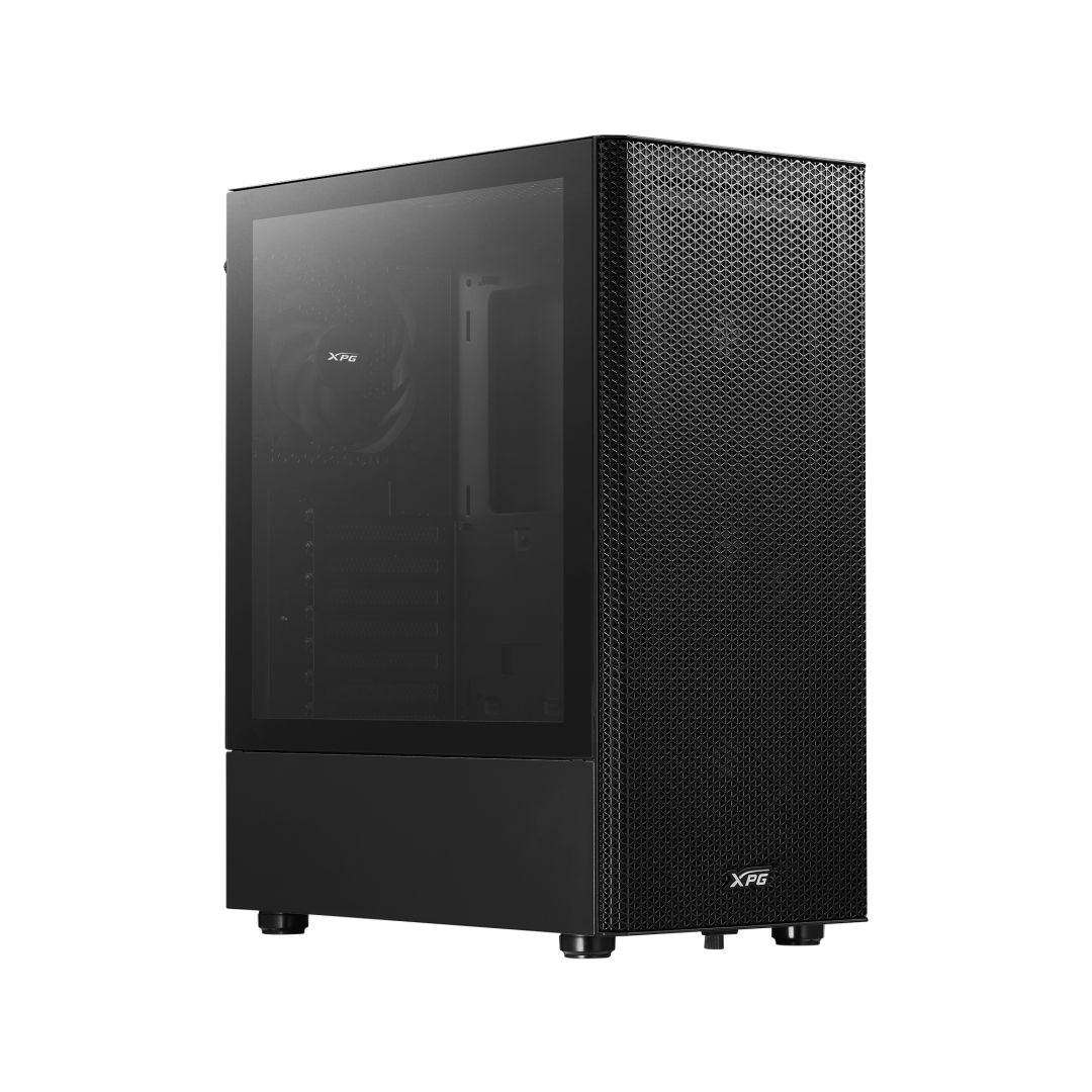A-Data XPG Valor Mesh Compact Mid-Tower Chassis Tempered Glass Black