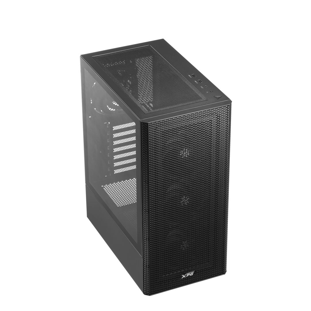A-Data XPG Valor Mesh Compact Mid-Tower Chassis Tempered Glass Black