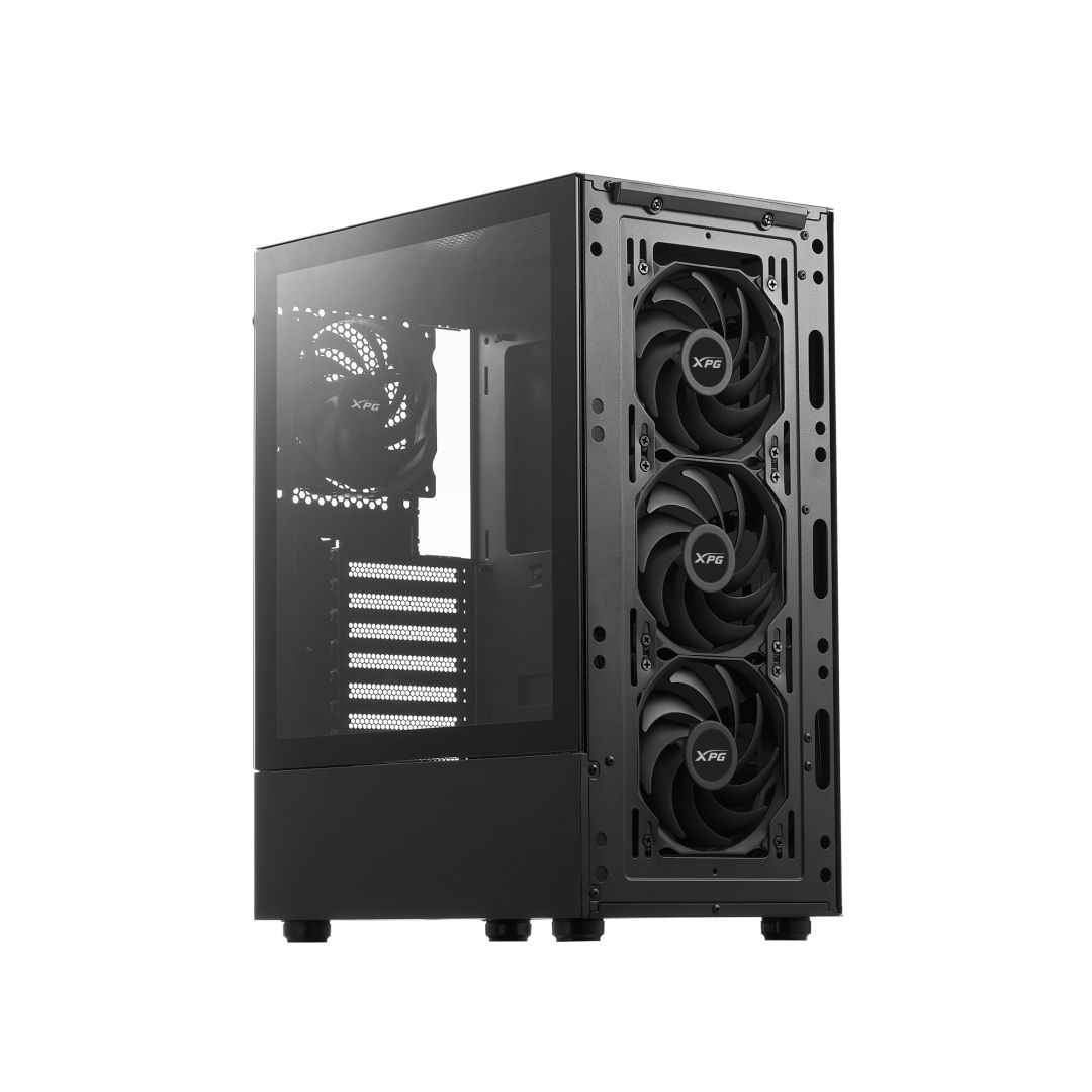 A-Data XPG Valor Mesh Compact Mid-Tower Chassis Tempered Glass Black