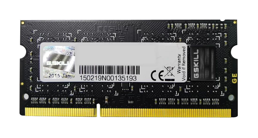 G.SKILL 4GB DDR3 1066MHz SODIMM Standard Black