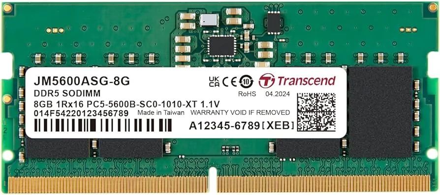 Transcend 8GB DDR5 5600MHz SODIMM
