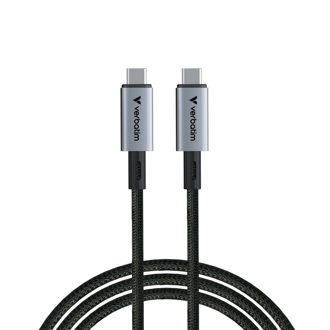 Verbatim Sync & Charge USB4 Cable 240W Cable 1,2m Black