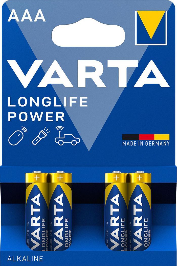 Varta AAA Alkáli Elem 4db/csomag