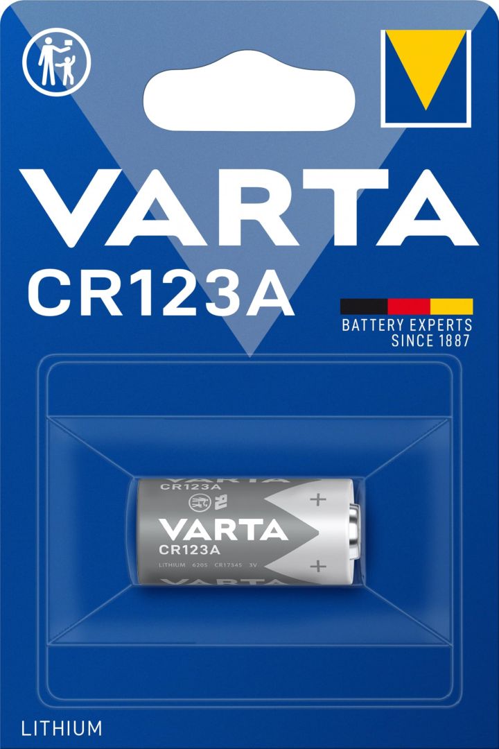Varta CR123A Lítium Elem 1db/csomag