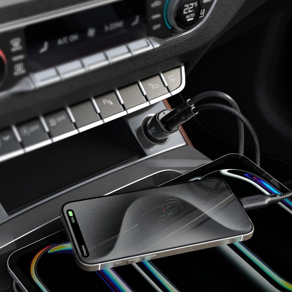 Spigen Essential 50W Car Charger EV502 Black