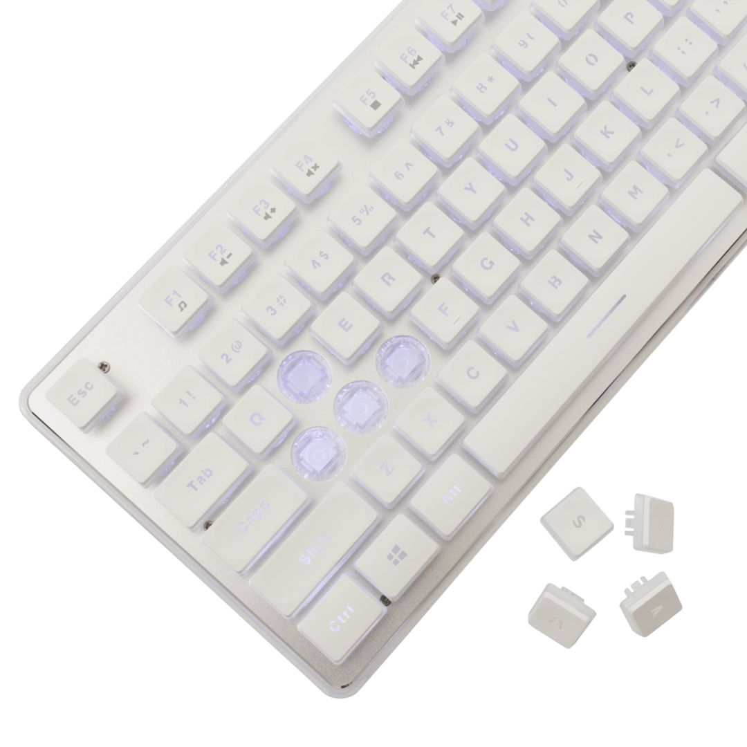 White Shark Tachi Gaming Keyboard White US