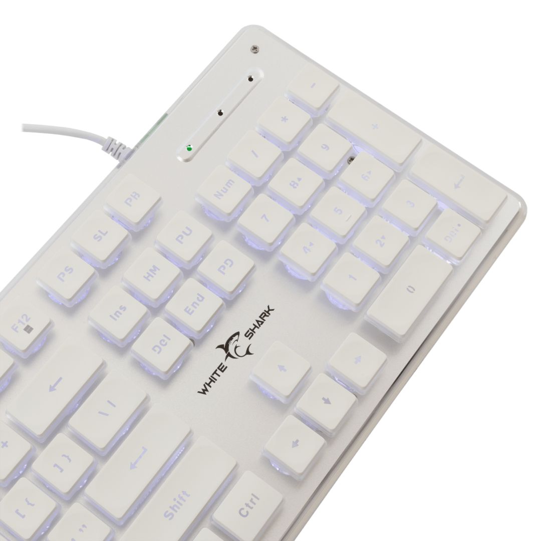 White Shark Tachi Gaming Keyboard White US