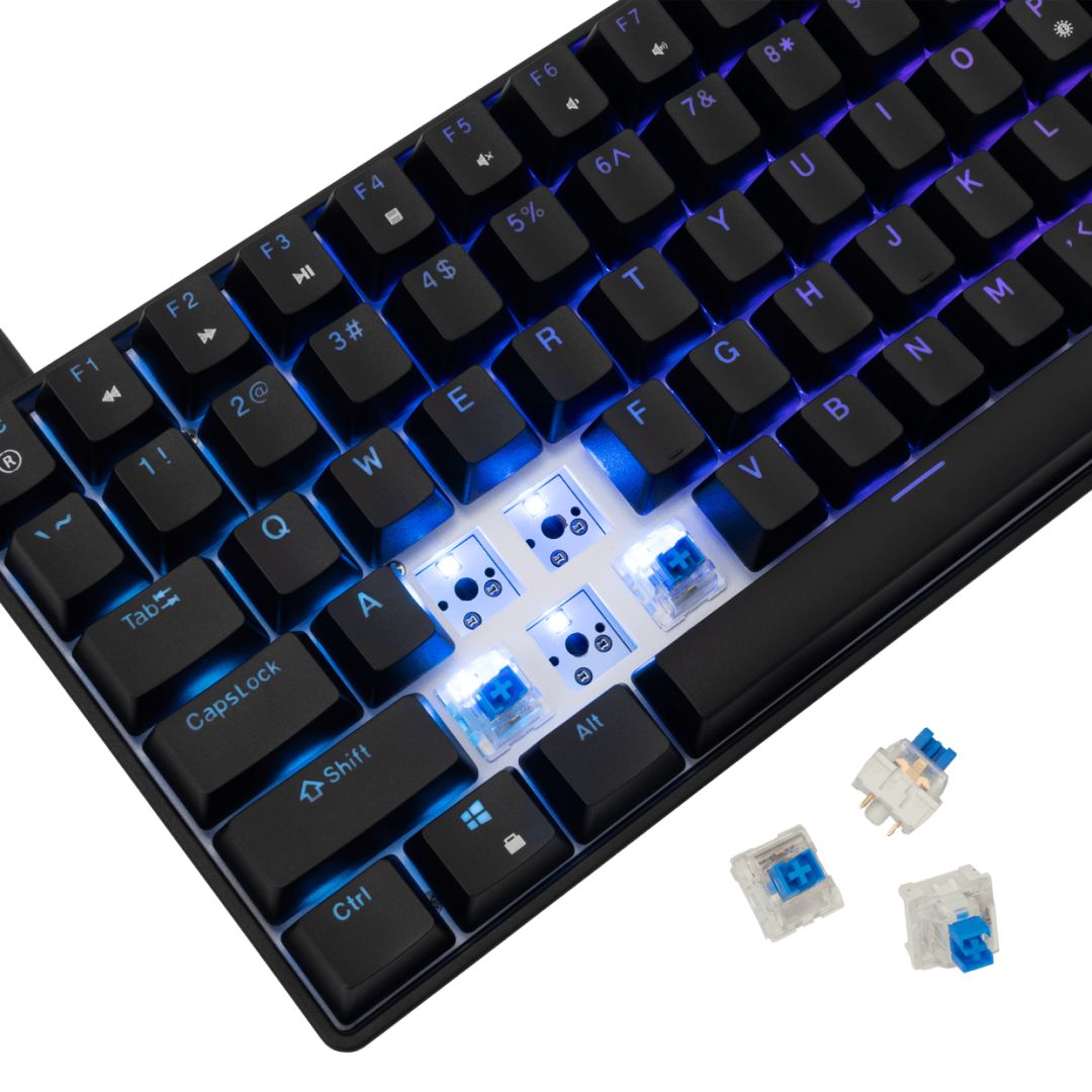 White Shark Hamachi RGB Gaming keyboard Black US