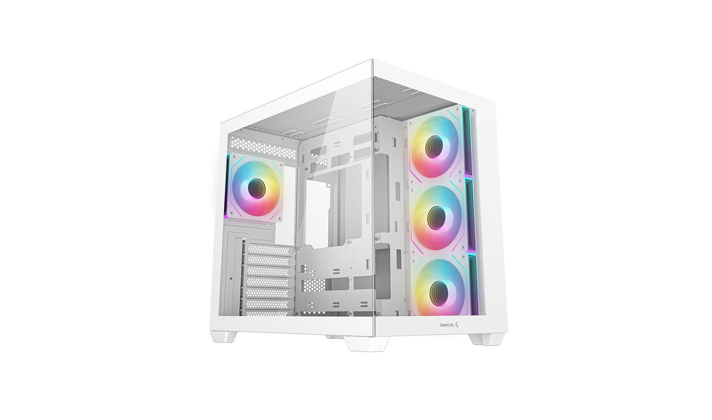 DeepCool CG530 F4 Tempered Glass White
