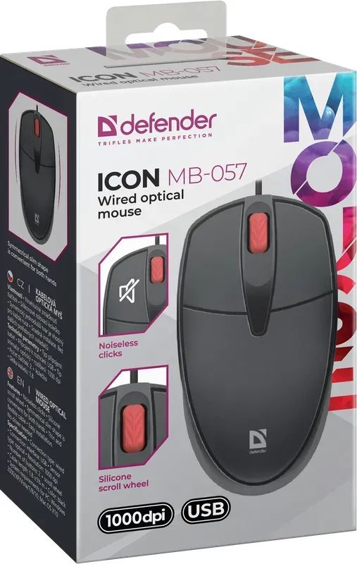 Defender MB-057 Icon Mouse Black