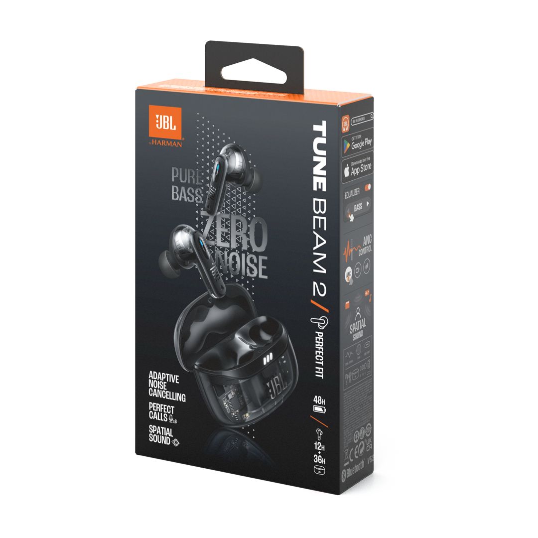 JBL Tune Beam 2 Bluetooth Headset Ghost Edition Black