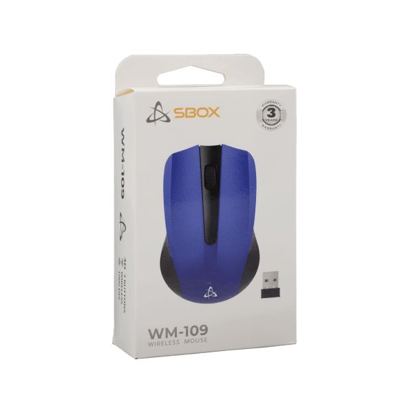SBOX WM-109 Wireless mouse Blue