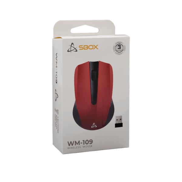 SBOX WM-109 Wireless mouse Red