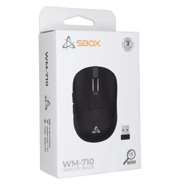 SBOX WM-710 Wireless Bluetooth Mouse Black