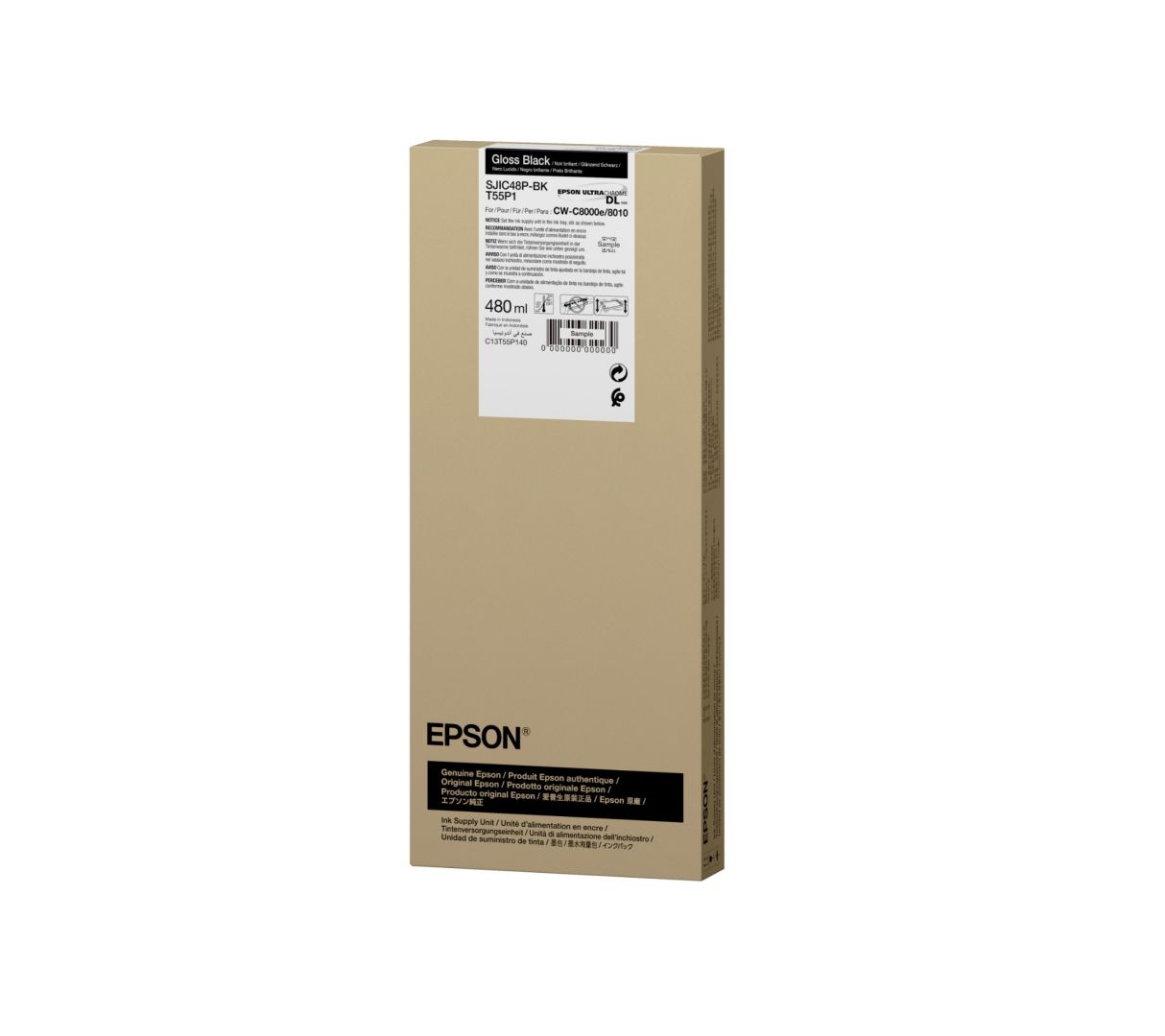 Epson T55P1 Black tintapatron