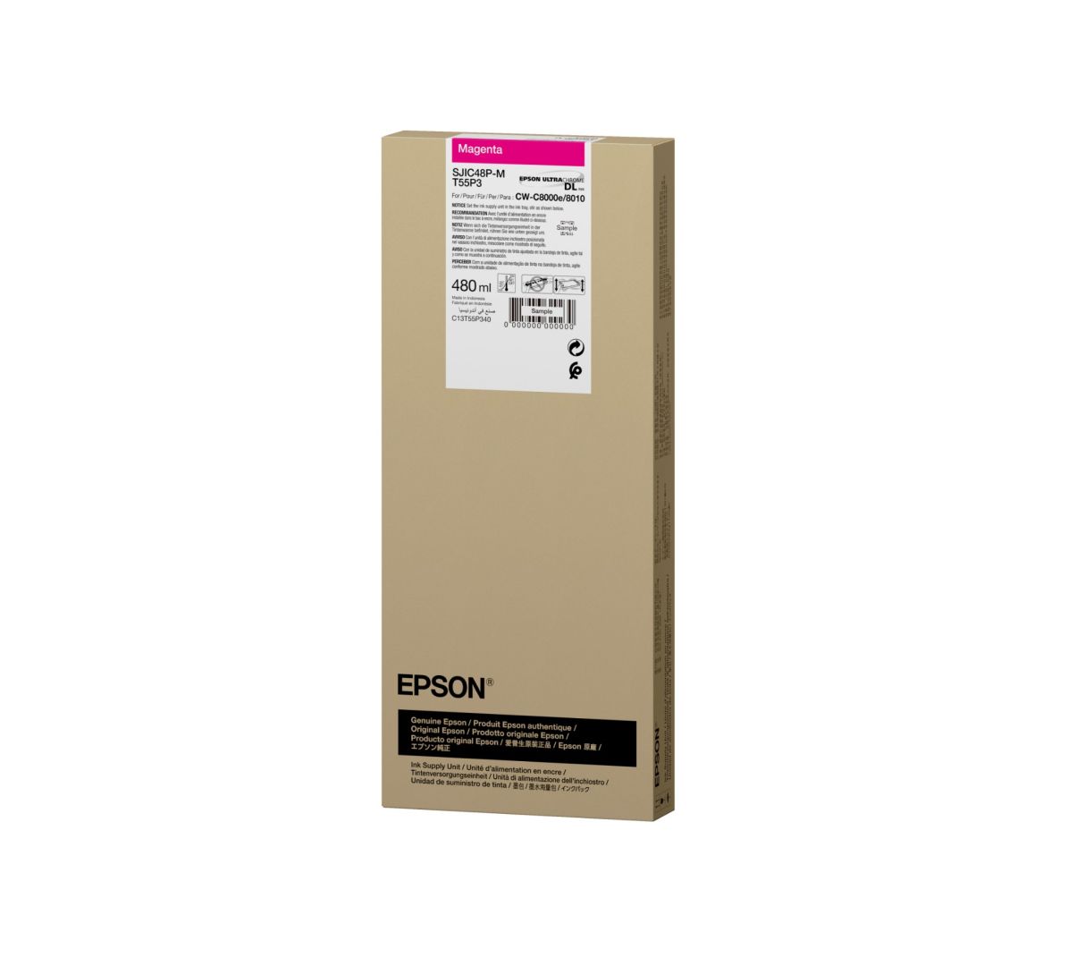 Epson T55P3 Magenta tintapatron