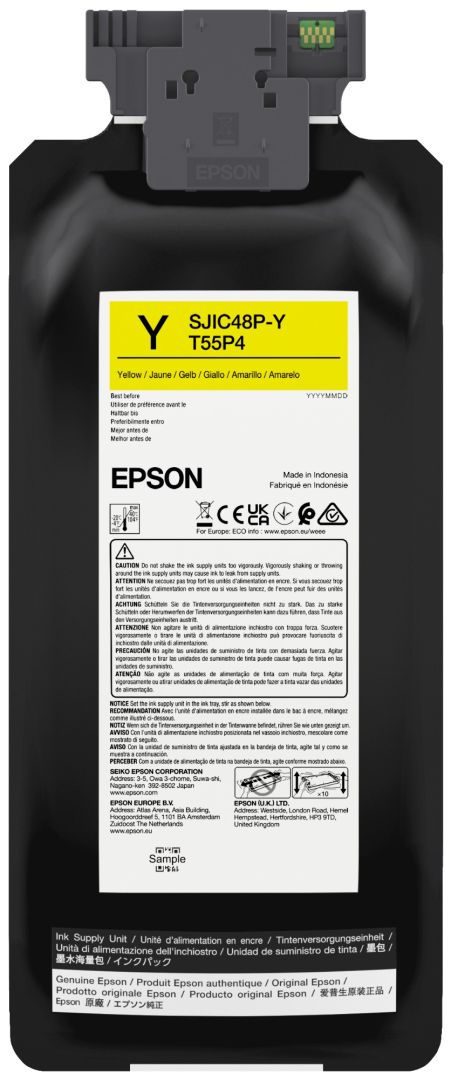 Epson T55P4 Yellow tintapatron
