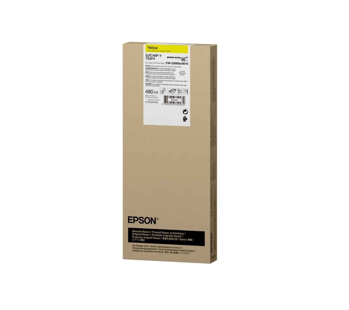 Epson T55P4 Yellow tintapatron