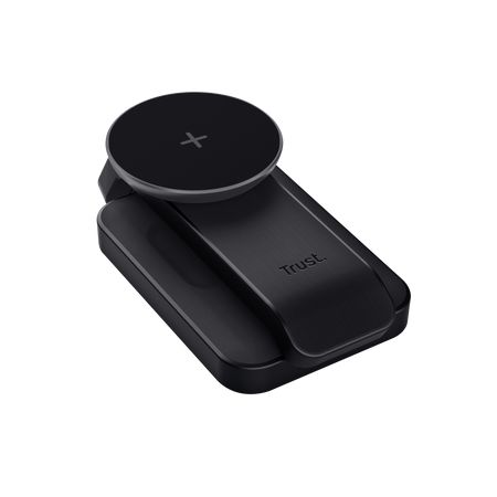 Trust Viro 3-in-1 Wireless Magnetic Charge Stand Black