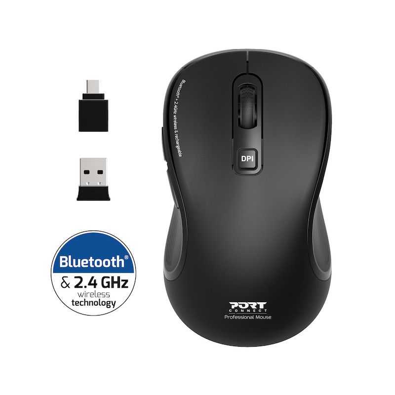 Port Designs Pure MAC Wireless Bluetooth Mouse Black