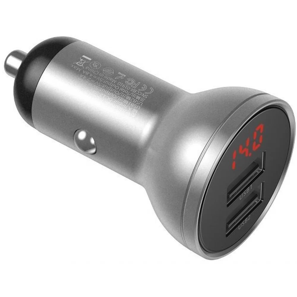 Baseus CCBX-0S Car Charger Silver