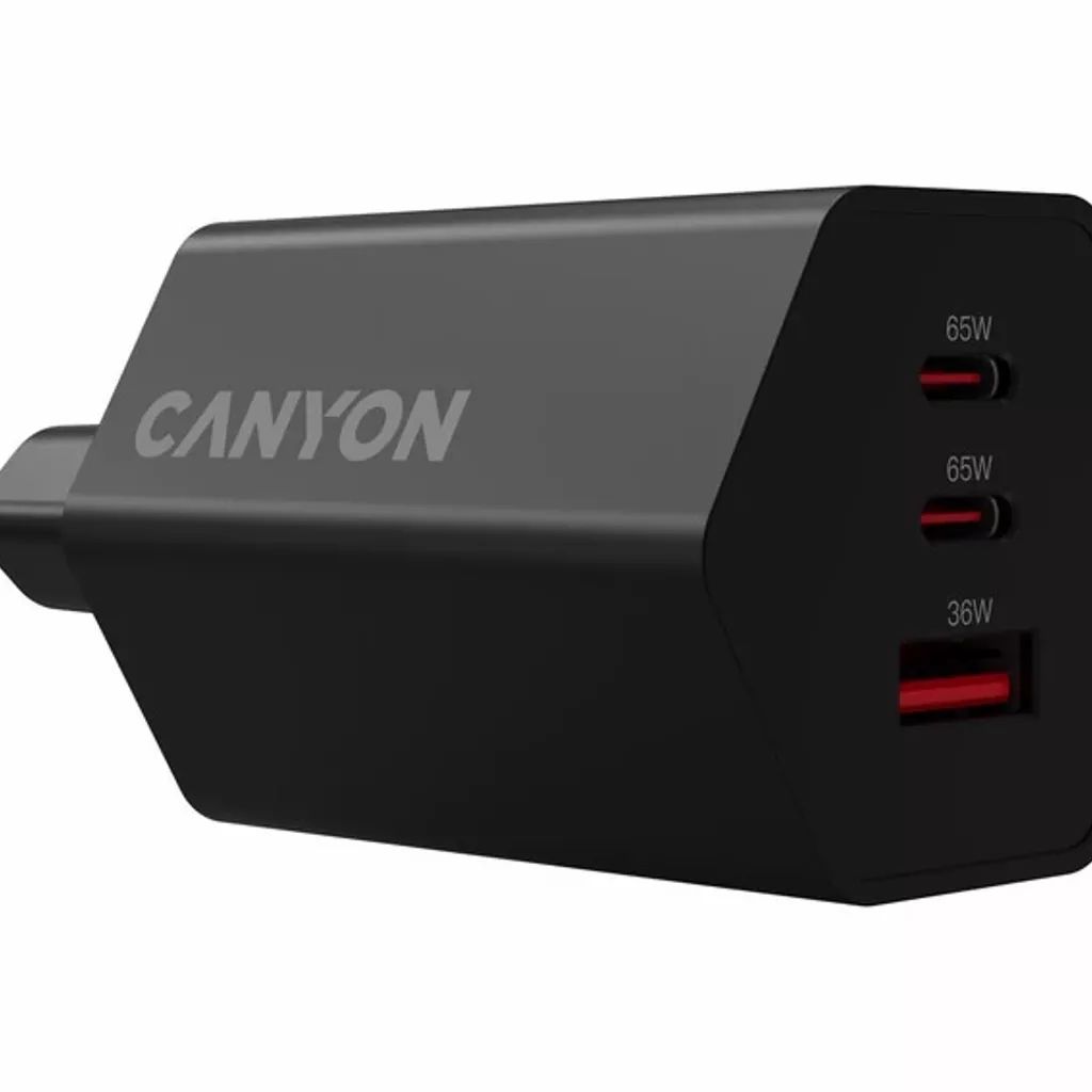 Canyon CND-CHAHEX65B Wall Charger Hexagon 65 Black