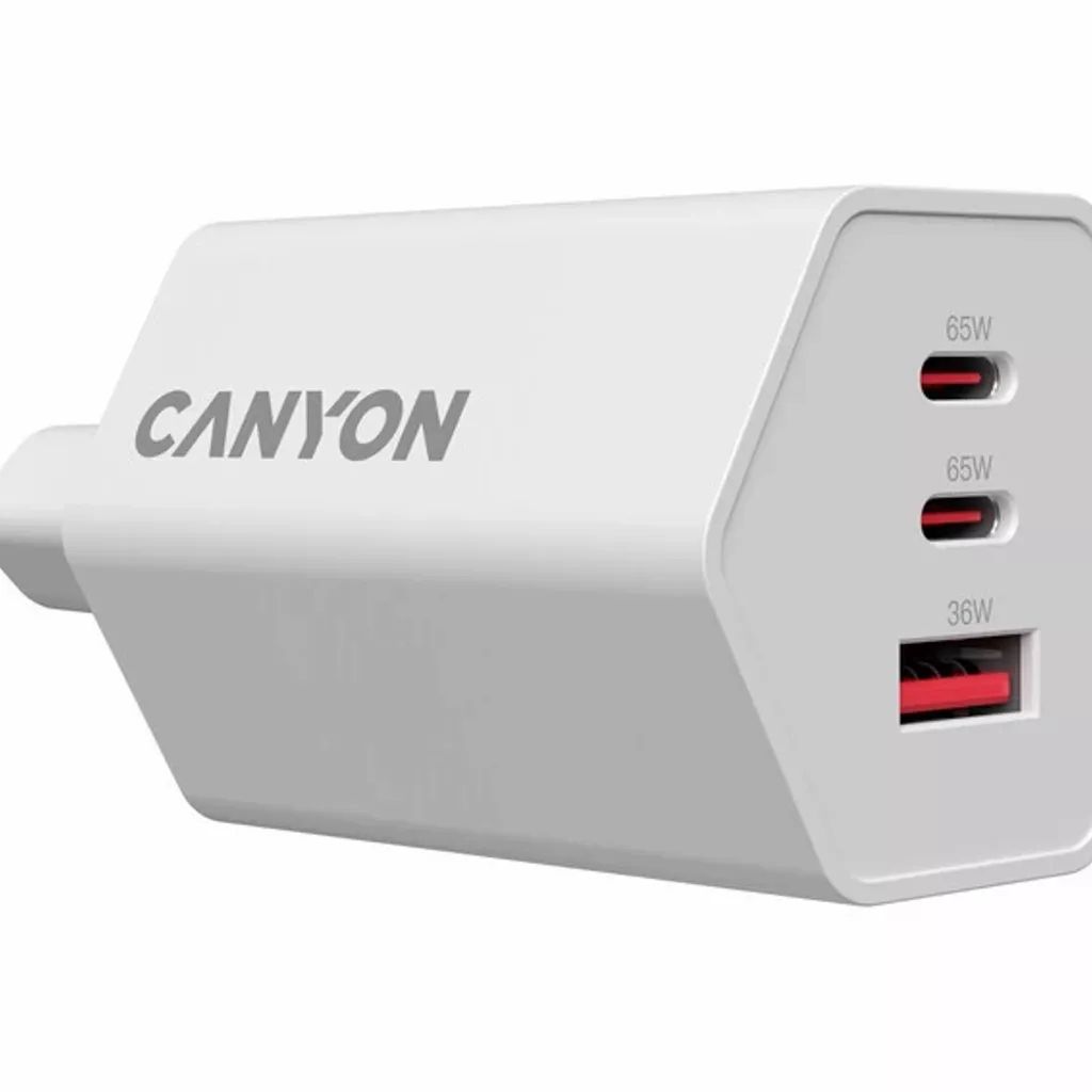 Canyon CND-CHAHEX65W Wall Charger Hexagon 65 White