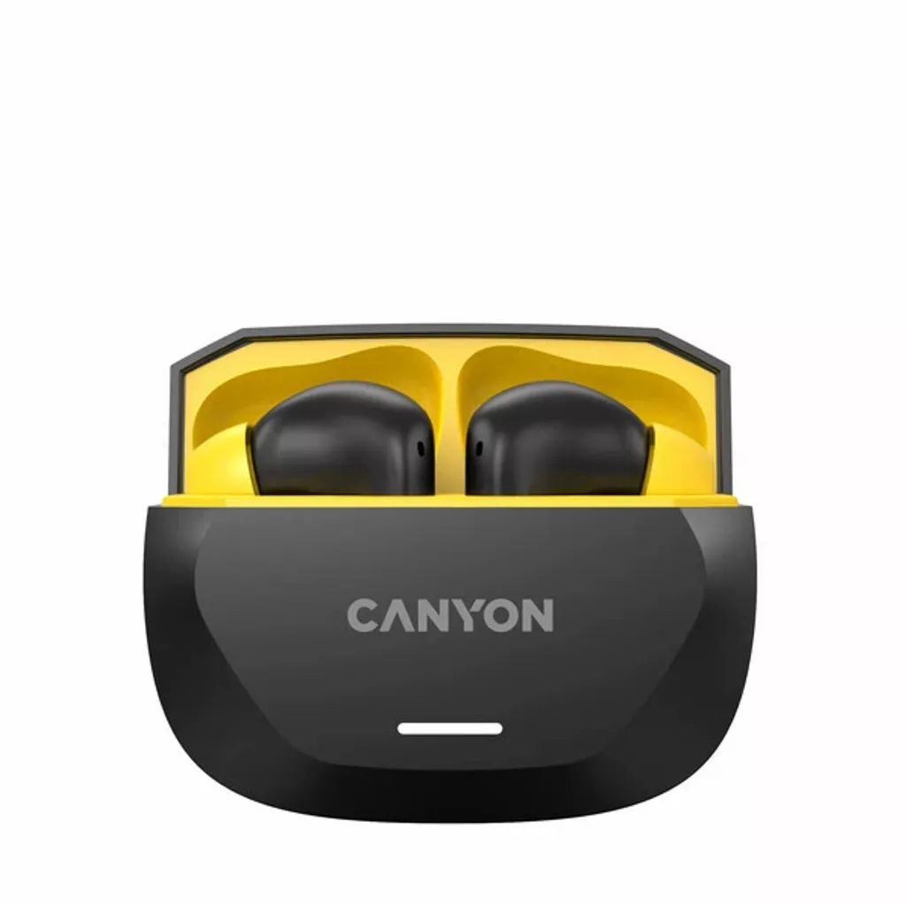 Canyon Hexagon 7 TWS Bluetooth Headset Black/Yellow