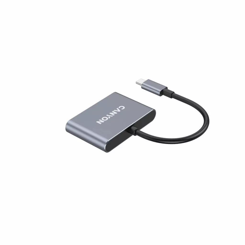 Canyon CNS-TDS3 3 Ports USB-C HUB Dark Grey
